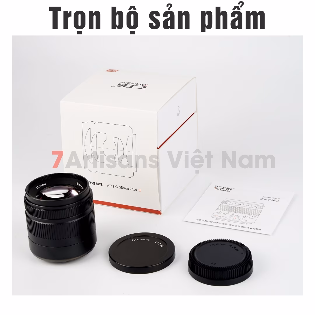 7Artisans 55mm F1.4 Mark 2 - Lens chân dung xóa phông mù mịt
