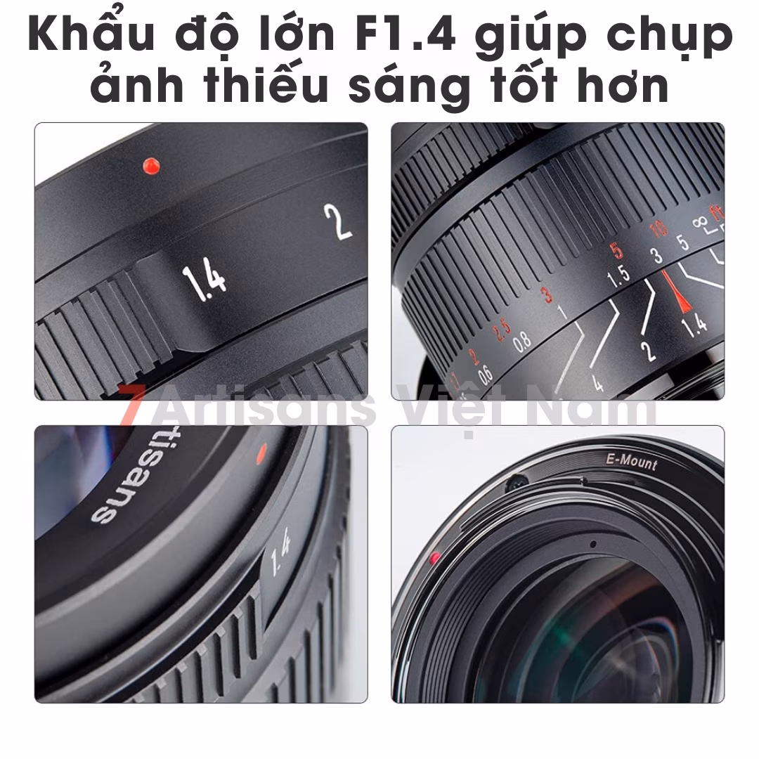 7Artisans 55mm F1.4 Mark 2 - Lens chân dung xóa phông mù mịt