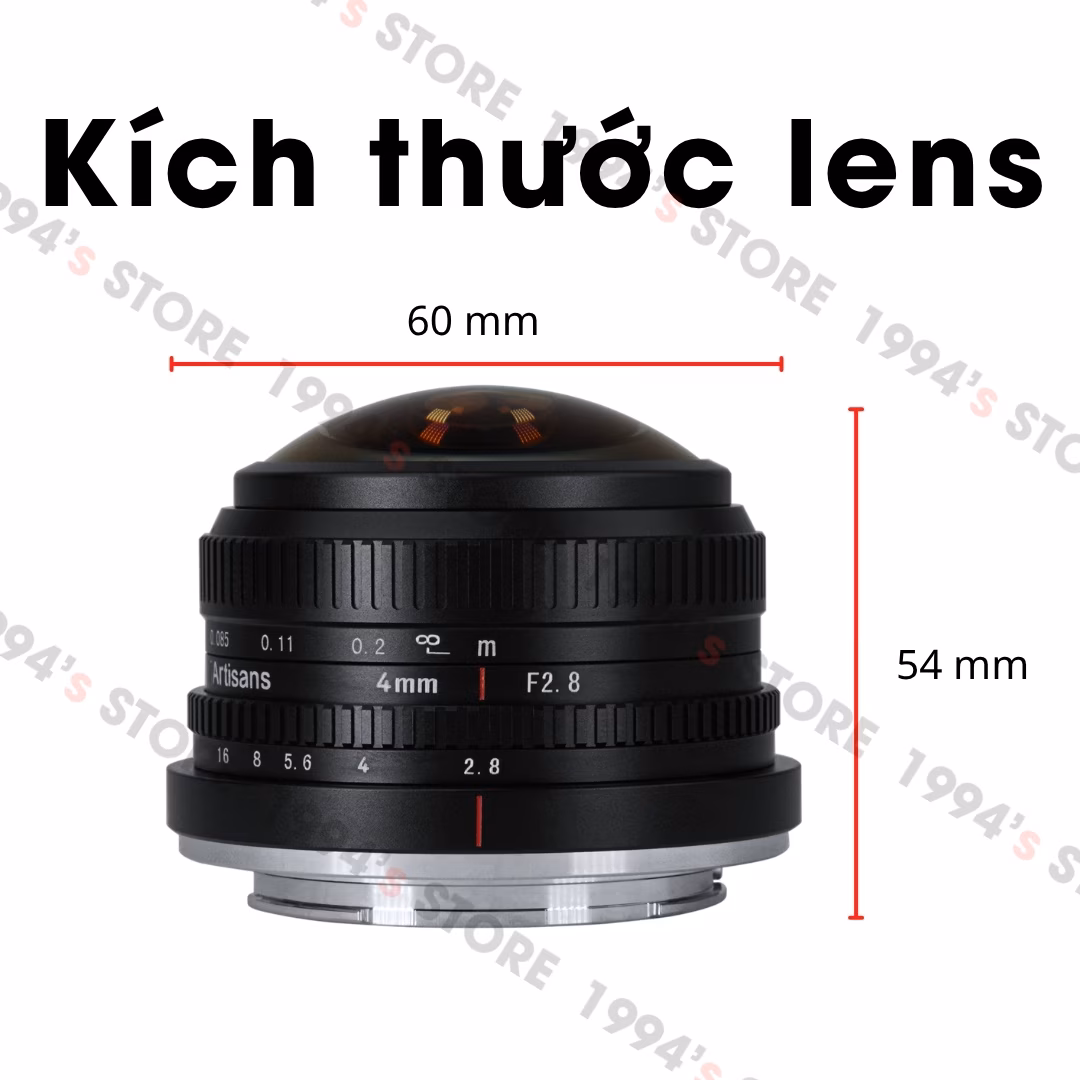 7Artisans 4mm F2.8 Circular Fisheye Canon EOS M
