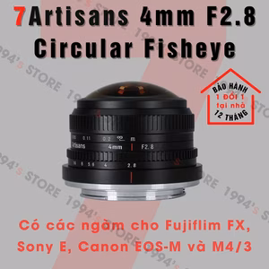 7Artisans 4mm F2.8 Circular Fisheye