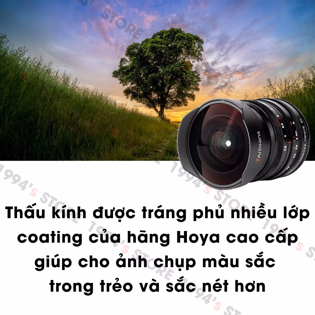 Ống kính 7Artisans 10mm F2.8 Mark I Fisheye NEW VERSION for Full-Frame