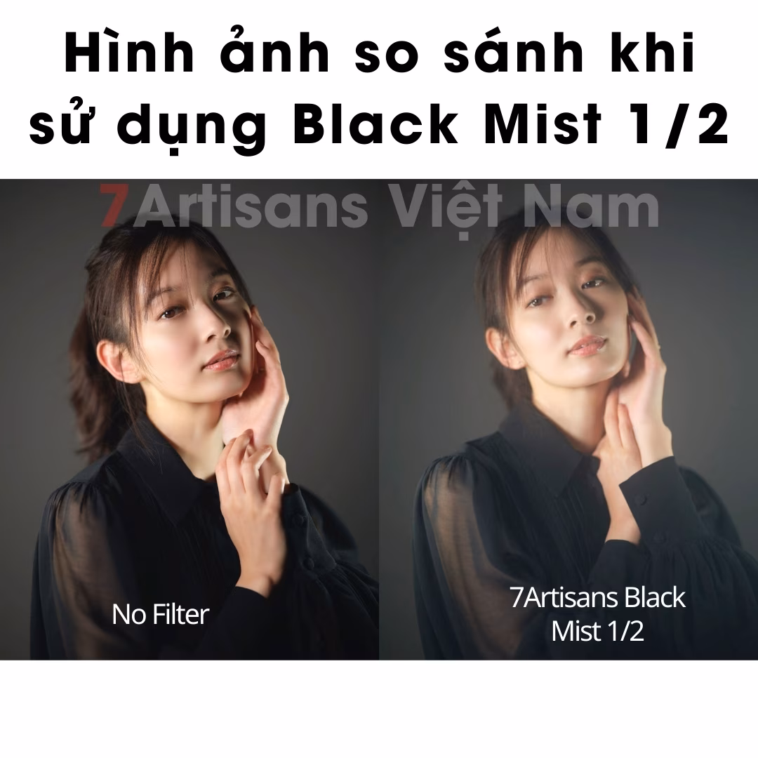 Kính lọc Black Mist phi 49mm 52mm 55mm