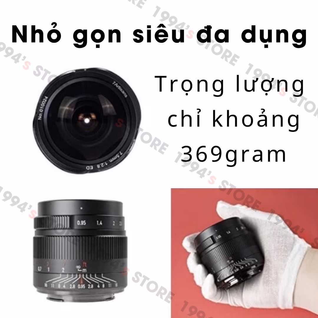 lens 7artisans 35mm f0.95 cho sony e