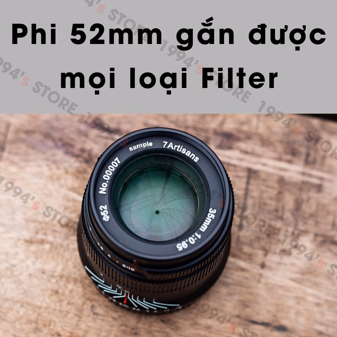 7artisans 35mm f0.95 cho fujifilm x
