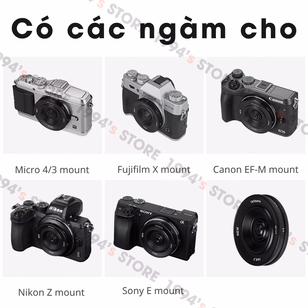 lens chụp phong cảnh nhỏ gọn 7artisans 18mm