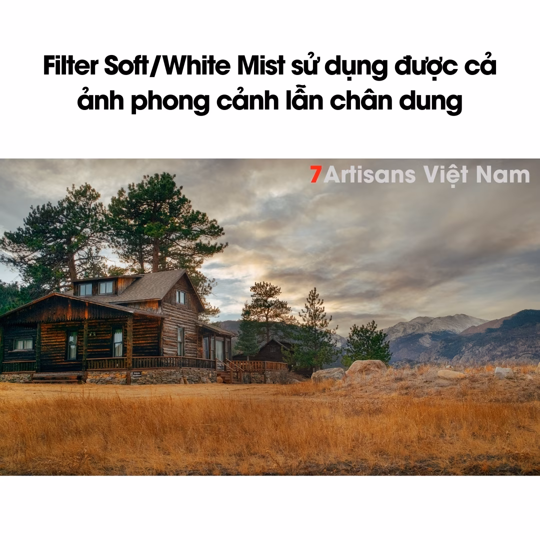 Kính lọc 7Artisans White Mist Diffusion 1/4 –  Soft Filter – Hiệu ứng Dreamy