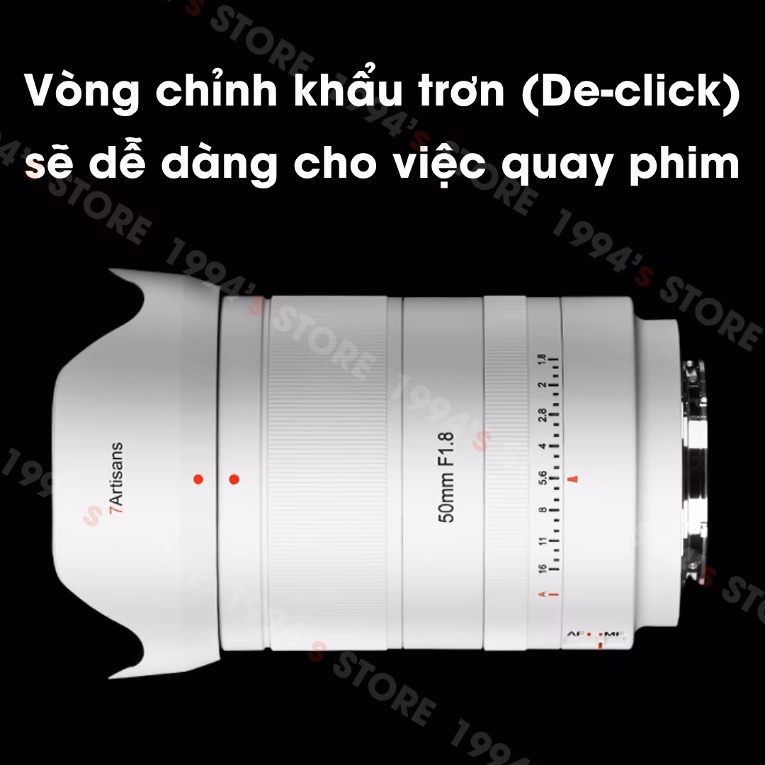 Lens 7Artisans 50mm F1.8 AF chính hãng