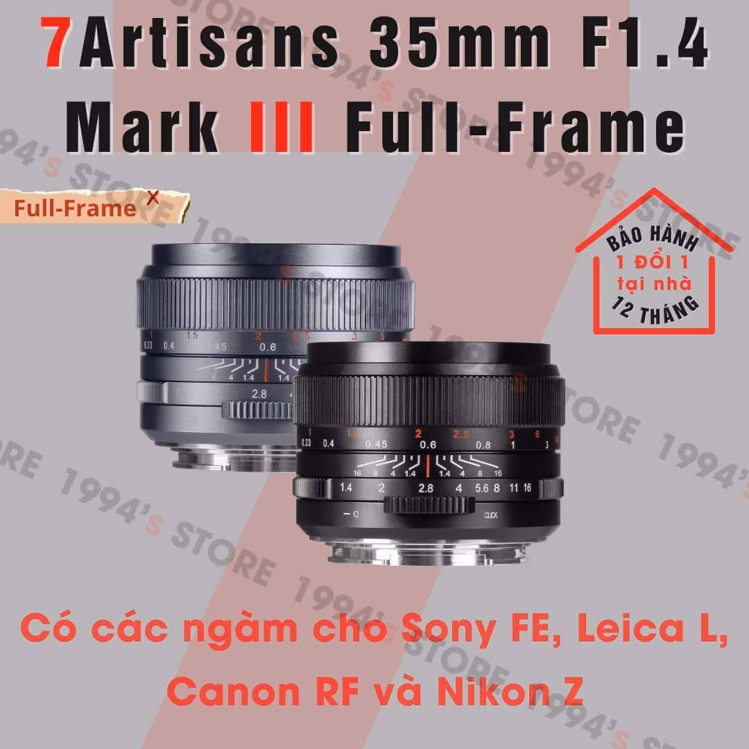 7Artisans 35mm F1.4 Mark III Full Frame
