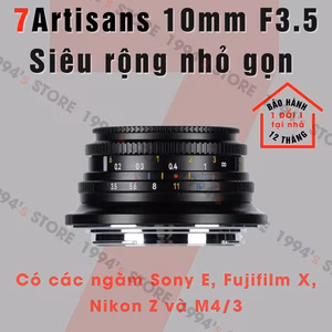 7Artisans 10mm F3.5 Pancake siêu rộng – Lens siêu rộng nhỏ gọn