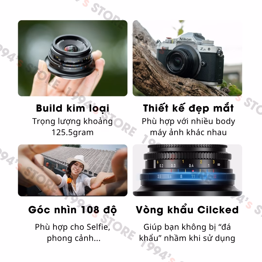 7Artisans 10mm F3.5 Pancake siêu rộng – Lens siêu rộng nhỏ gọn