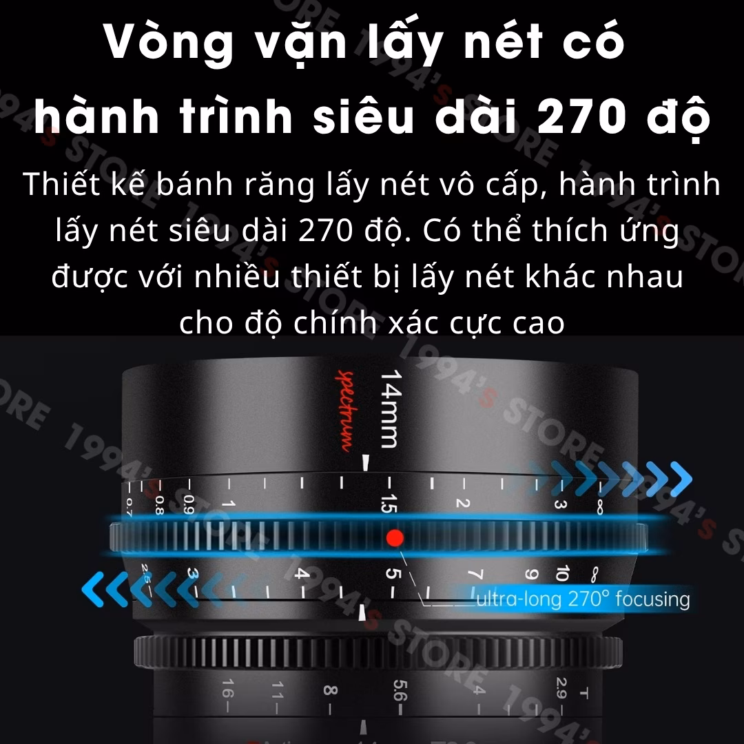 Bộ 4 lens quay phim 7Artisans Spectrum Cinema Lenses for Full-Frame