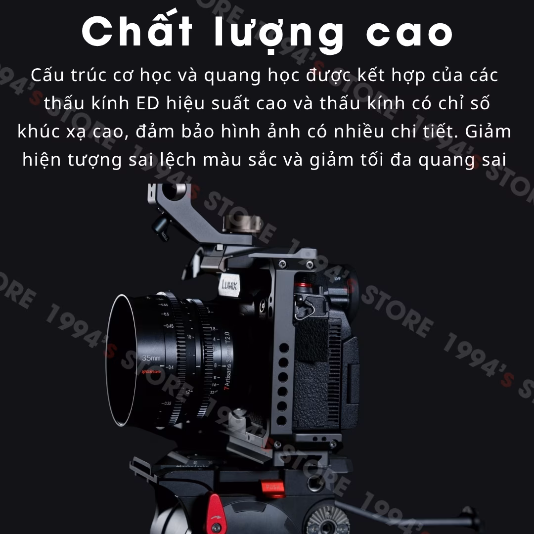 Bộ 4 lens quay phim 7Artisans Spectrum Cinema Lenses for Full-Frame