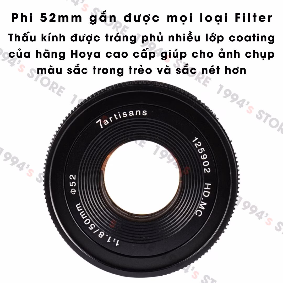 Lens bokeh đẹp giá rẻ 7Artisans 50mm F1.8
