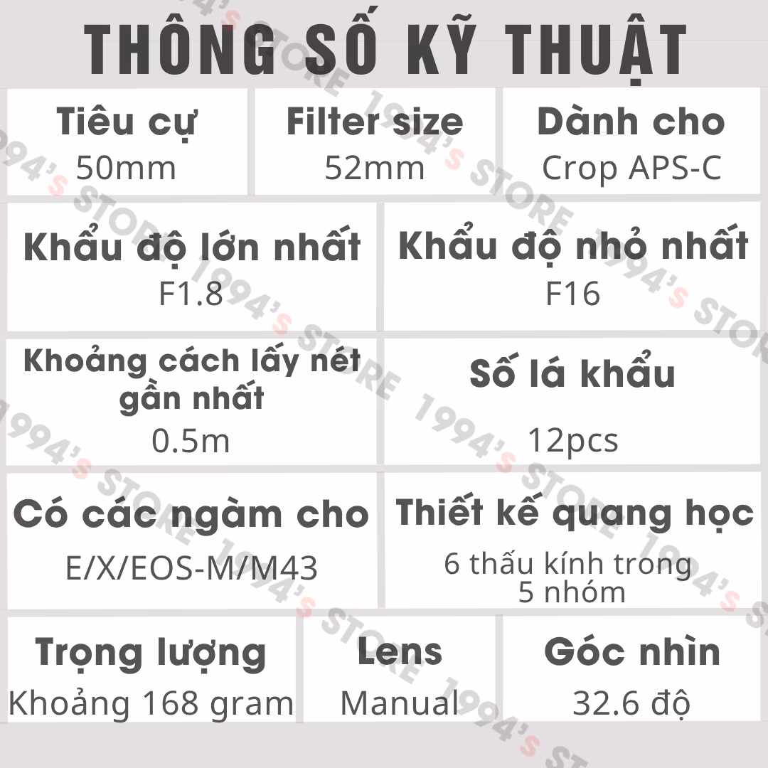 Ống kính giá rẻ