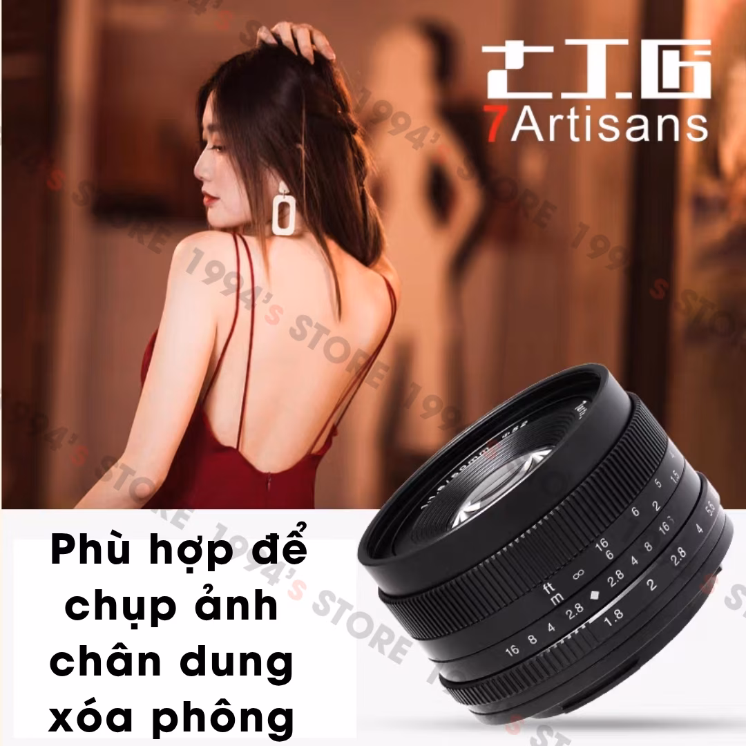 7Artisans 50mm F1.8 Mark II - Lens chân dung xóa phông giá rẻ