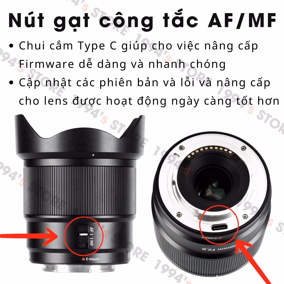 Lens 10mm F2.8 lấy nét STM