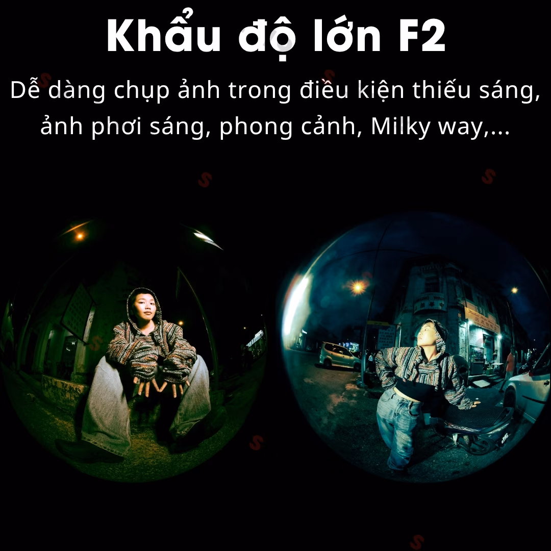 AstrHori 6.5mm F2 Circular lấy nét gần nhất 0.2m