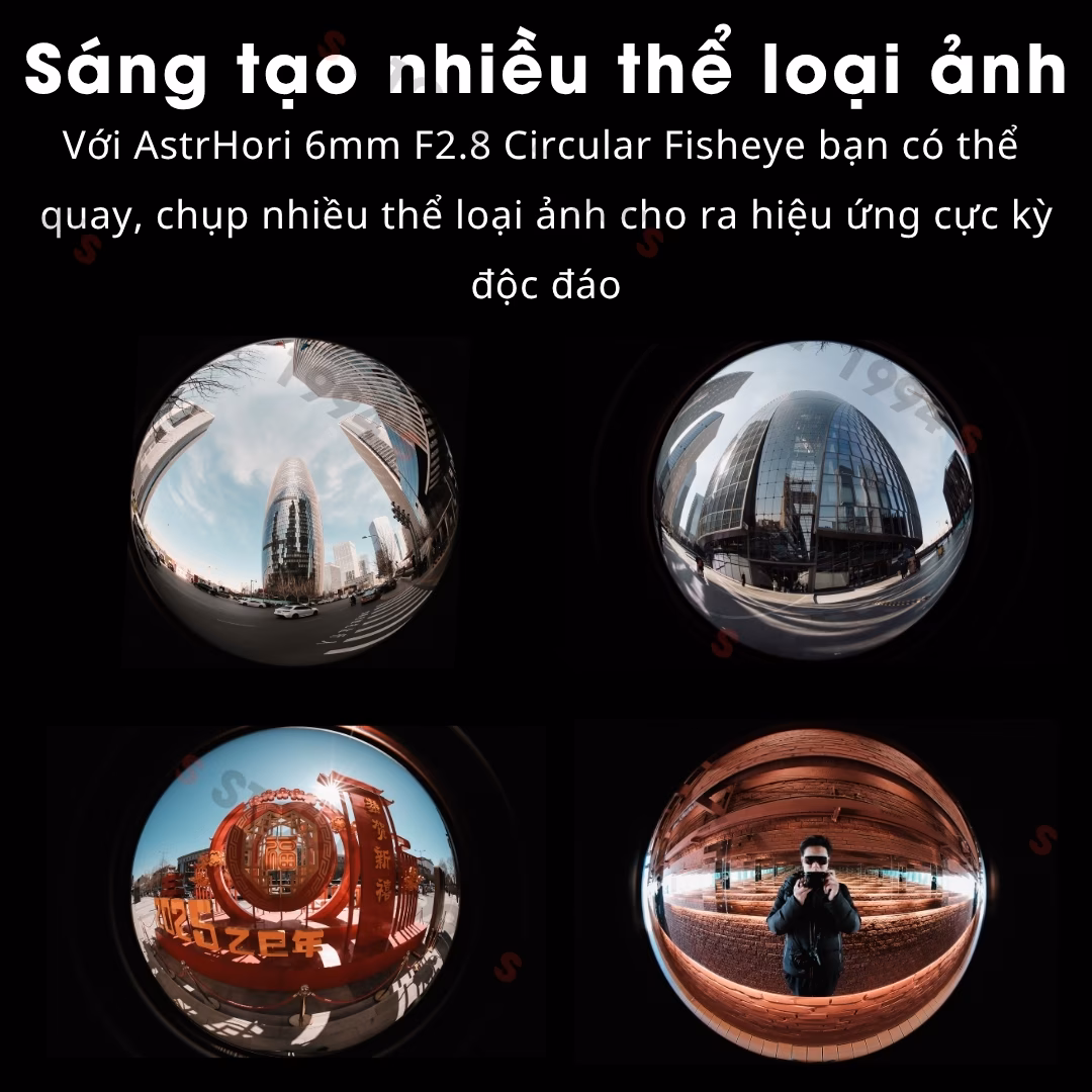 Ống kính AstrHori 6.5mm F2 Circular Fisheye