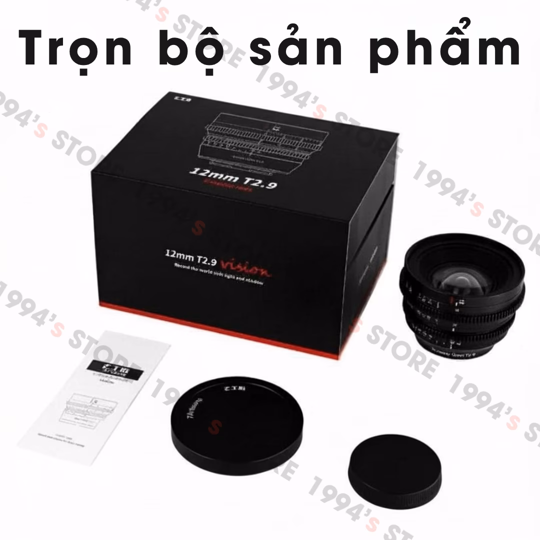 7Artisans 12mm T2.9 độ sắc nét gần nhất 0,14m