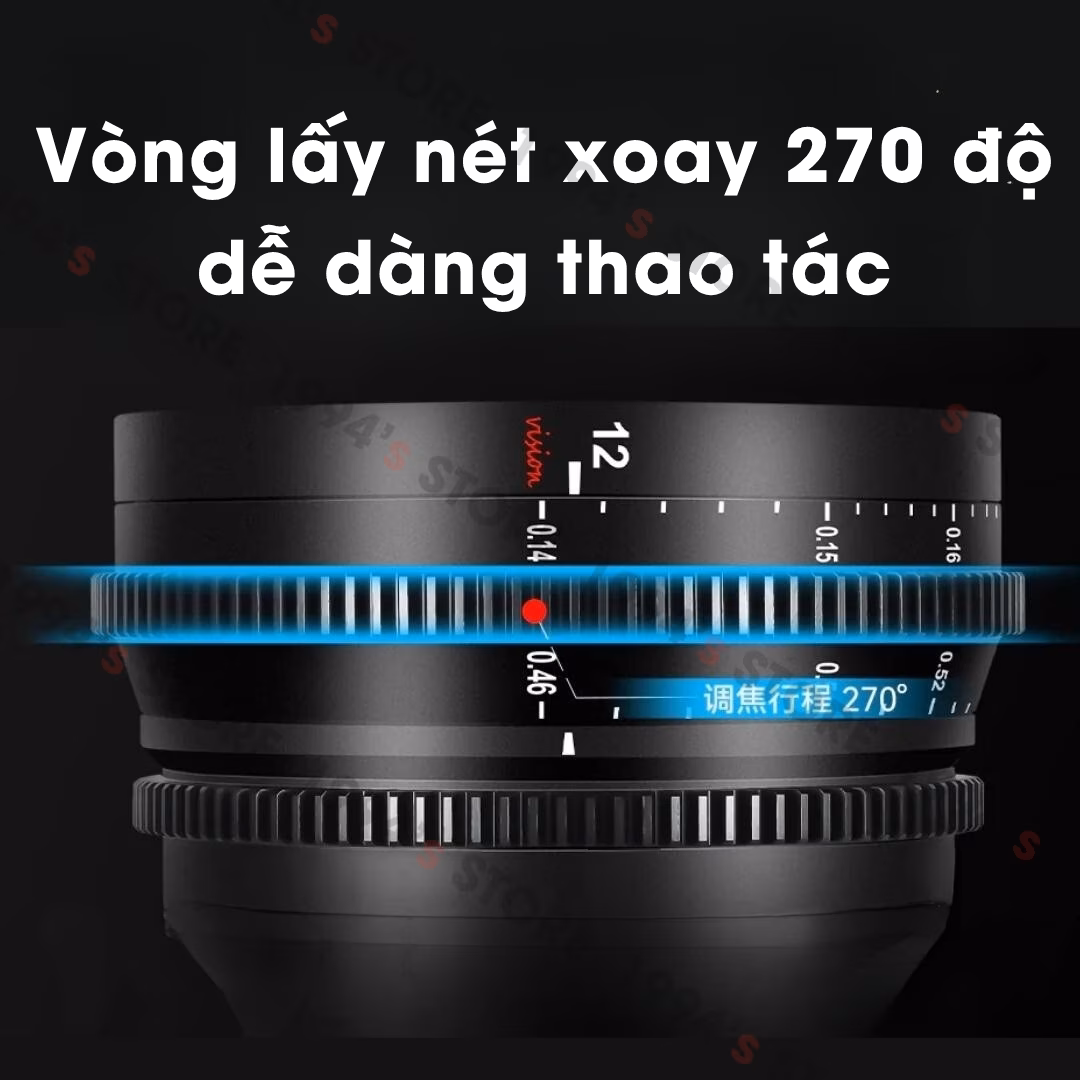 7Artisans 12mm T2.9 Vision Cine – Lens siêu rộng