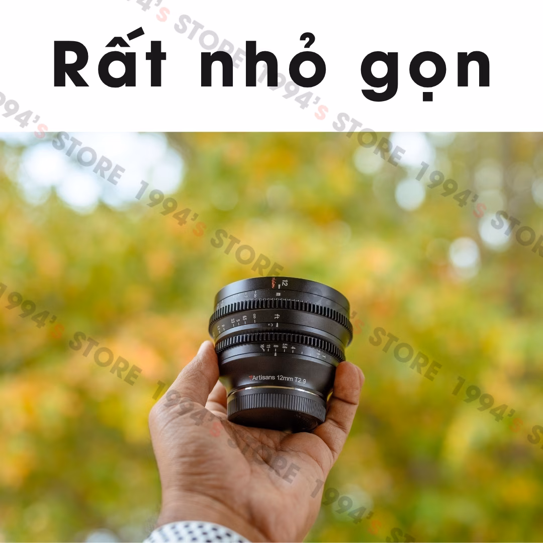 7Artisans 12mm T2.9 Vision Cine – Lens siêu rộng