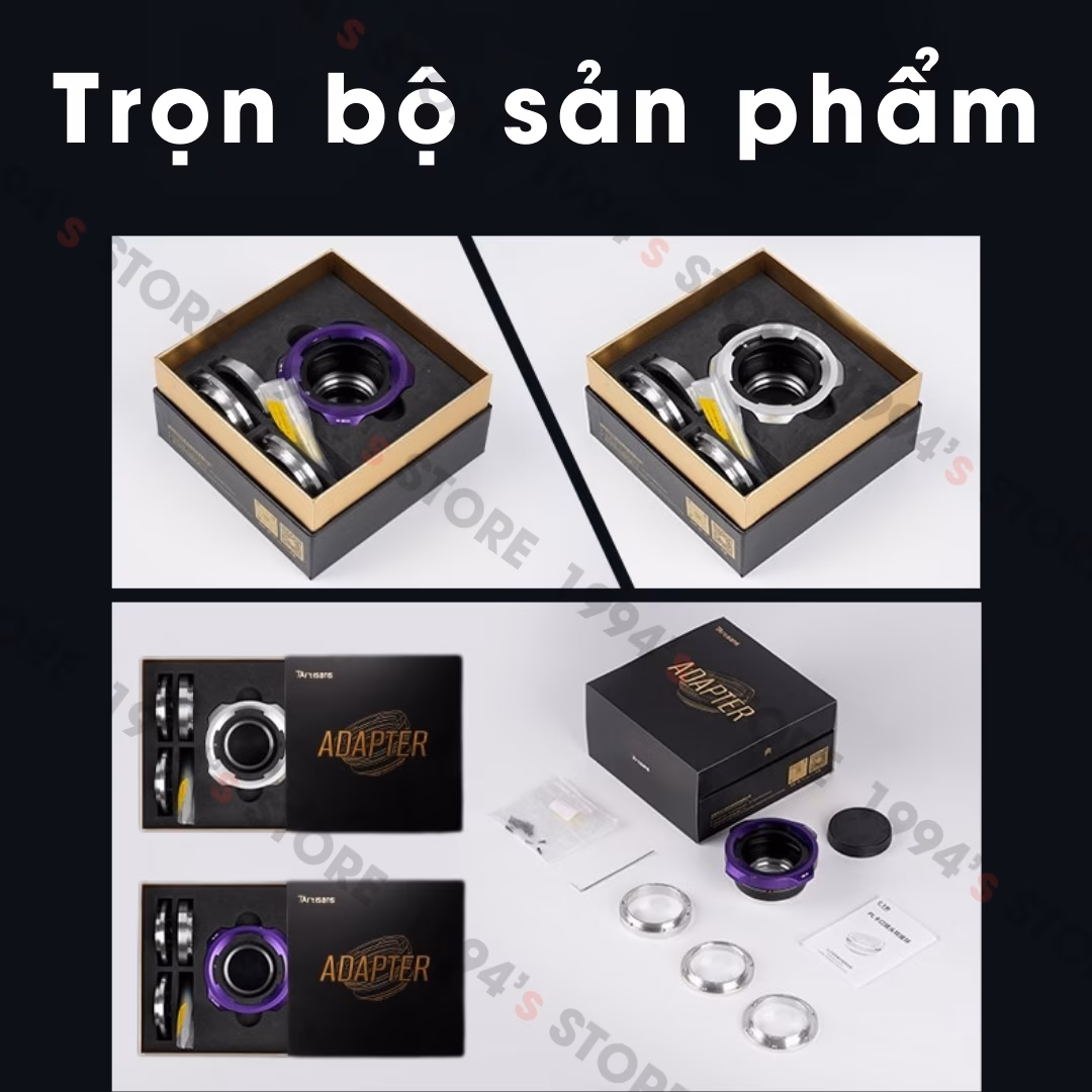 Adapter PL mount có khóa xoay an toàn