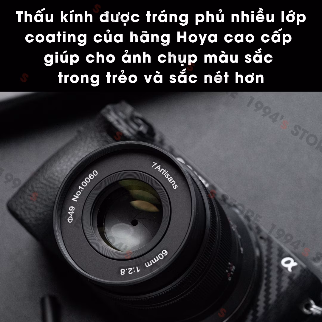 Lens 7Artisans 60mm F2.8 II chính hãng