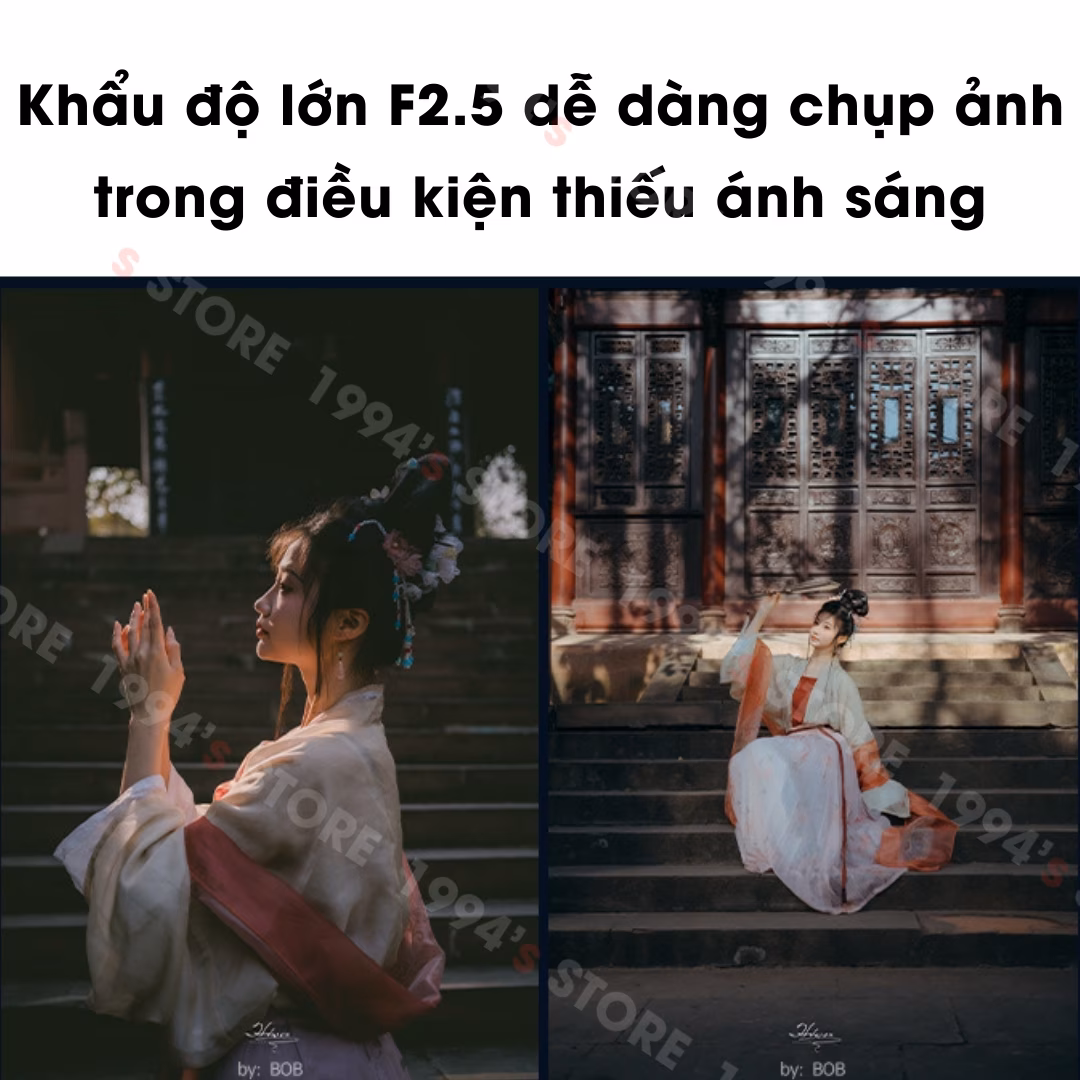 Lens AF siêu nhẹ 90g cho máy ảnh Full-Frame