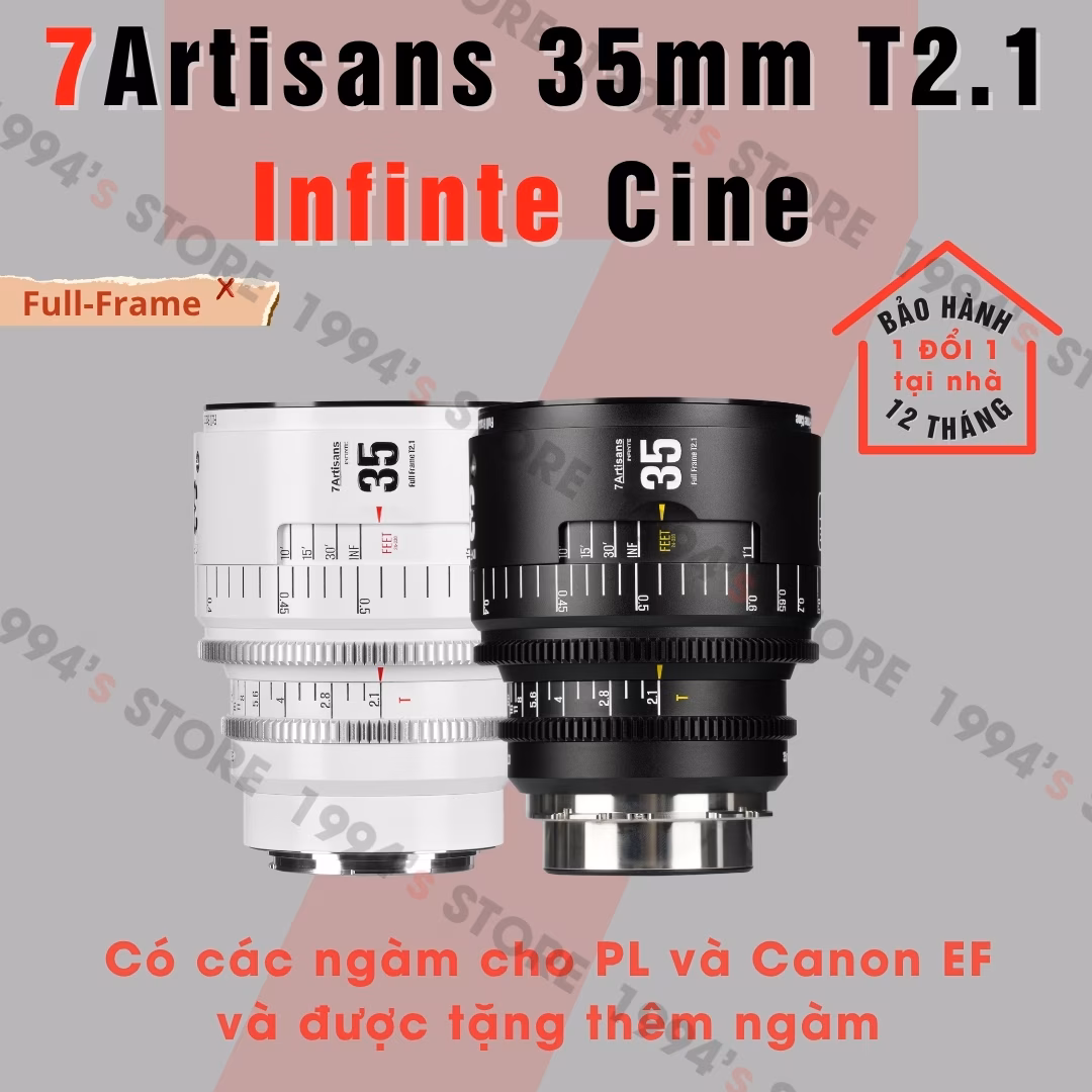 7Artisans 35mm T2.1 – Cine Lens Infinte Vision for Full-Frame