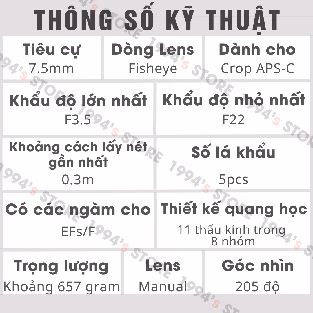 Ống kính 7artisans