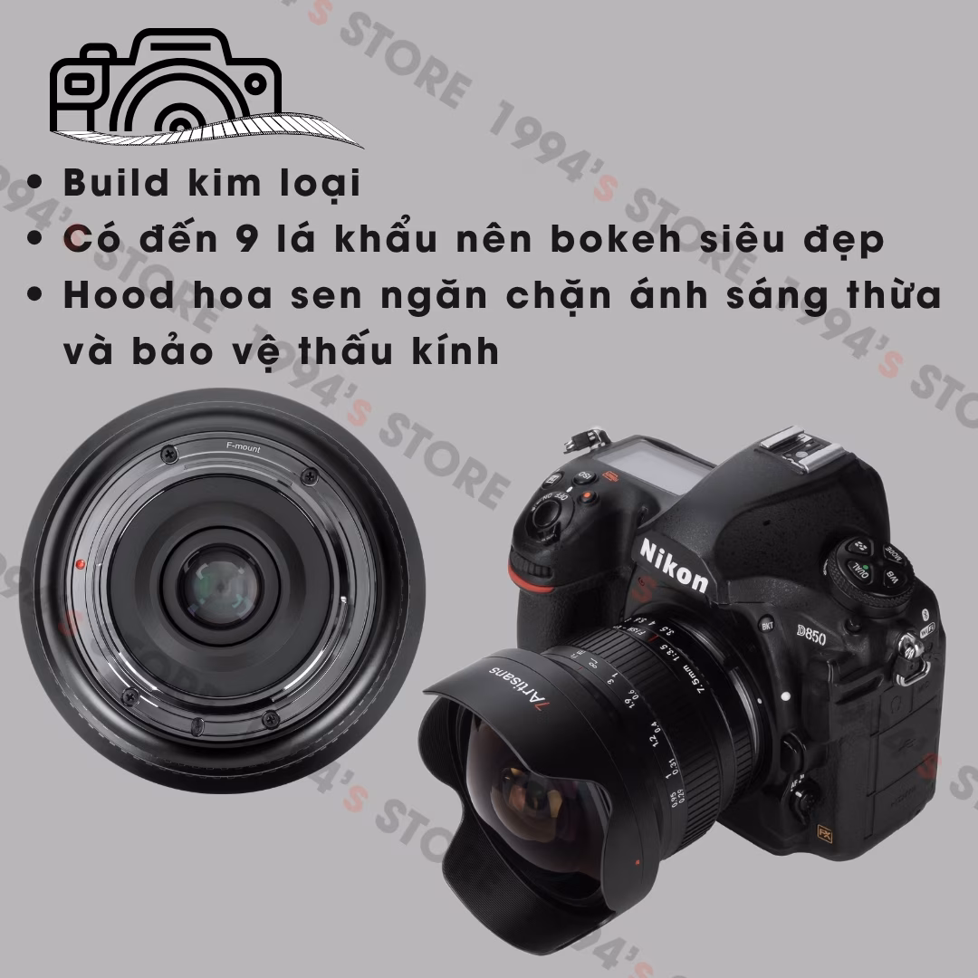 7Artisans 7.5mm F3.5 Fisheye