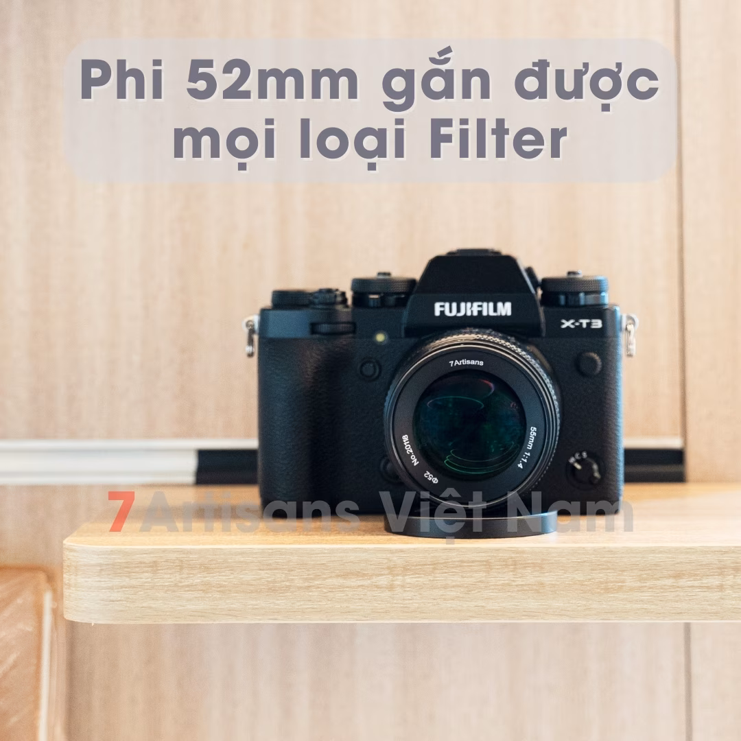 Lens 7Artisans 55mm f1.4 đời 2