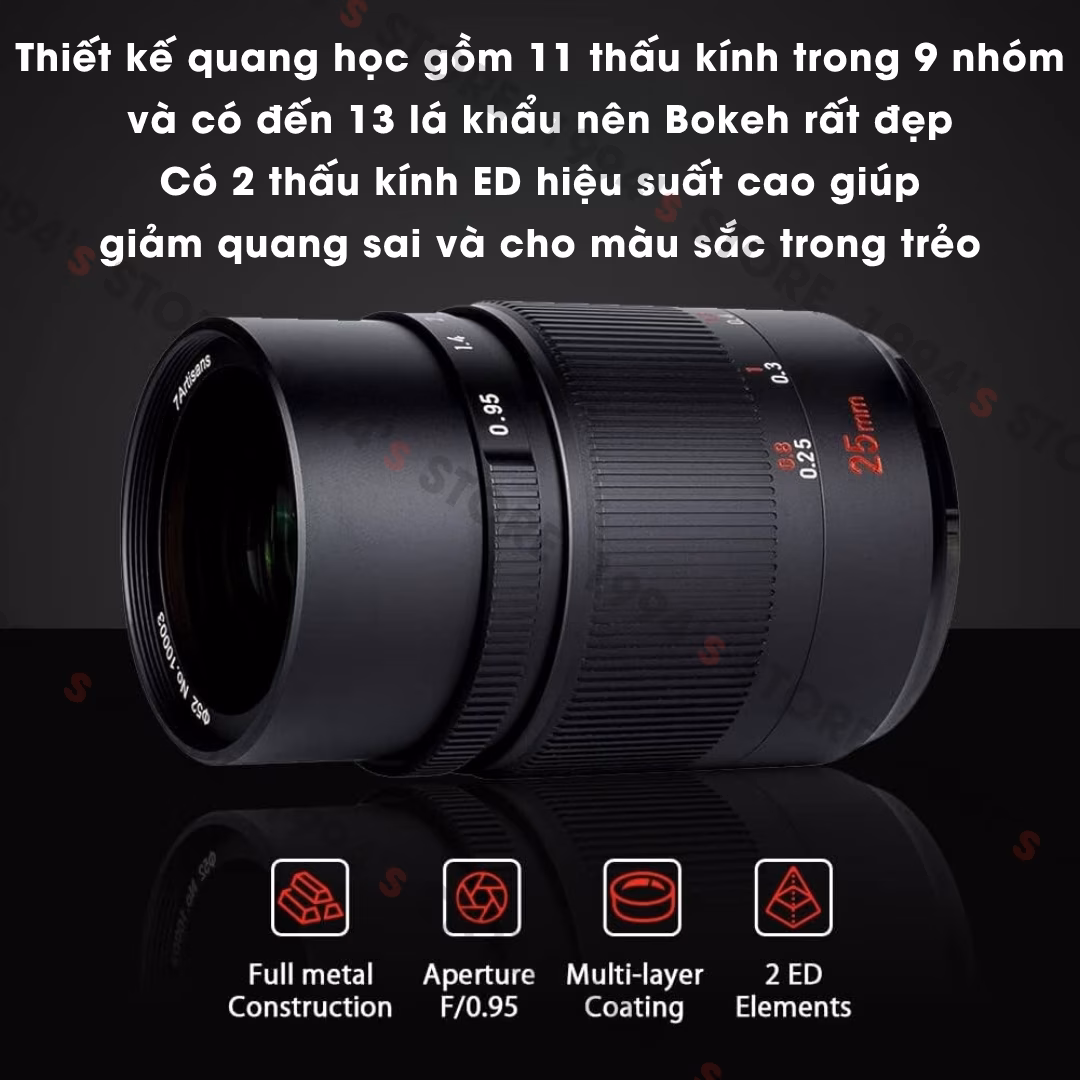 Ống kính 7Artisans 25mm F0.95 Việt Nam