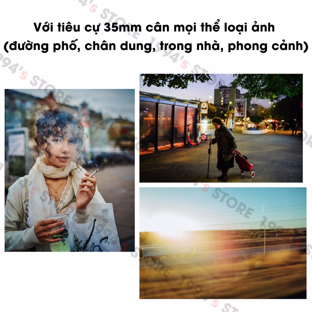 7Artisans 35mm F2.0 Mark II dành cho Leica M Full-Frame – Tặng kèm Hood kim loại và Túi da đựng lens