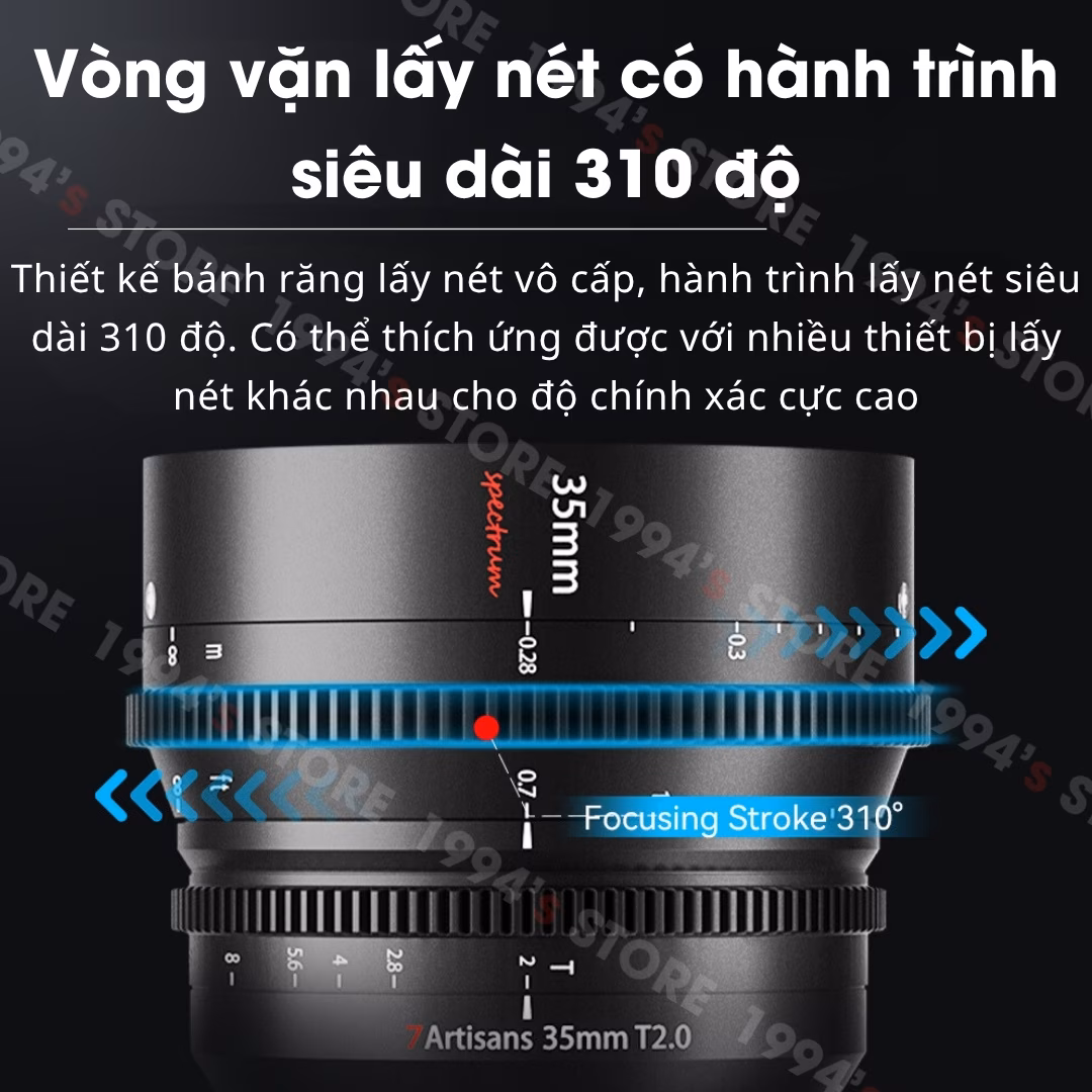 7Artisans 35mm T2.0 – Cine Lens Spectrum cho FullFrame