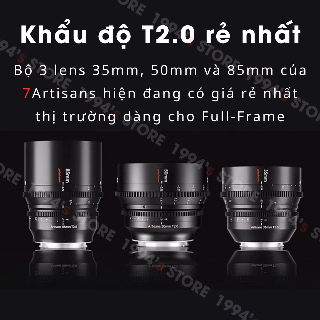 7Artisans 35mm T2.0 – Cine Lens Spectrum cho FullFrame