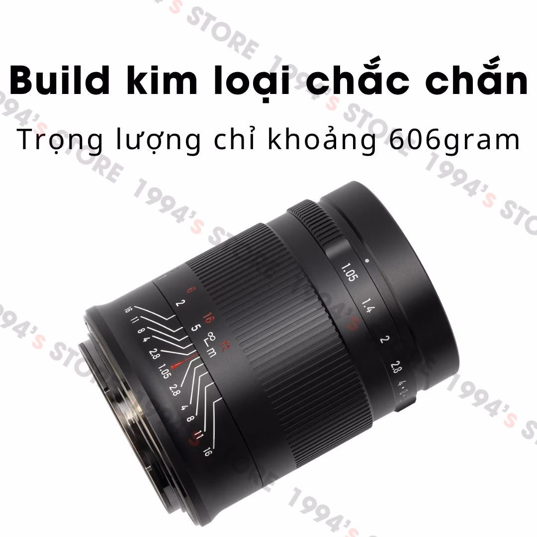 Ống kính 7Artisans 50mm F1.05 - Chân dung xóa phông mù mịt