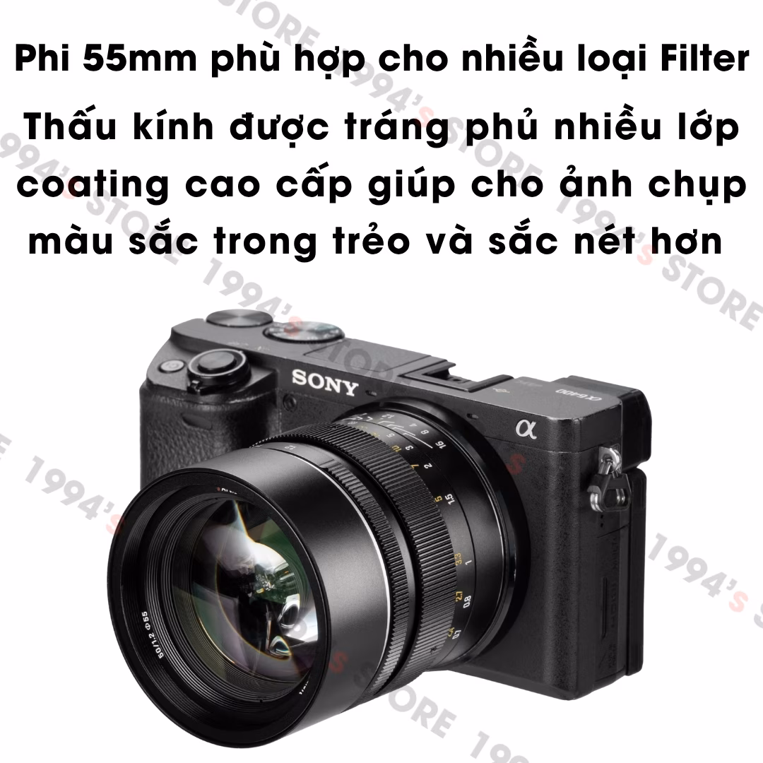 7Artisans 50mm F1.2 bảo hành chính hãng 12 tháng