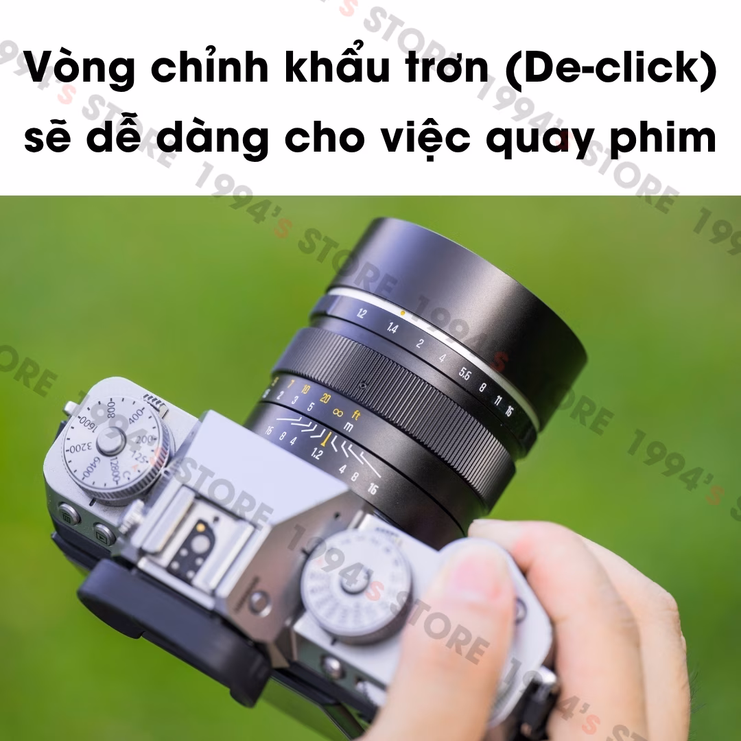 7Artisans 50mm F1.2 - Chuyên chân dung xóa phông