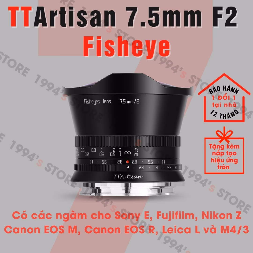 TTArtisan 7.5mm F2 Fisheye