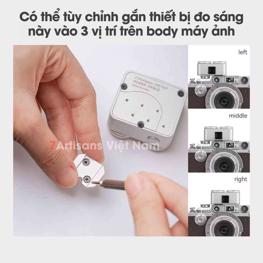Máy đo sáng TTArtisan nâng cấp 23 tốc độ màn trập