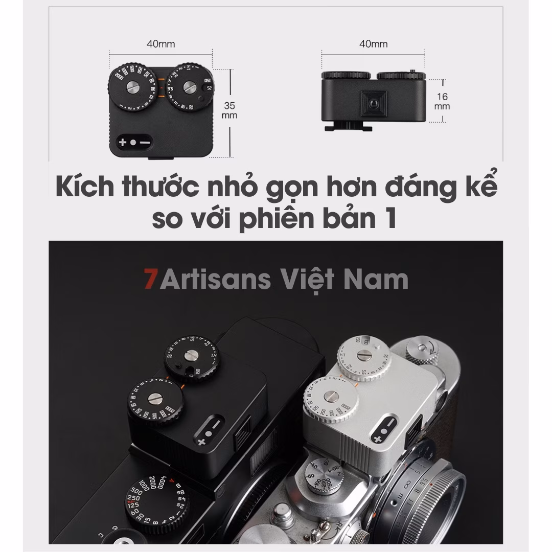 Máy Đo Sáng TTArtisan Light Meter II Cho Máy Ảnh Film