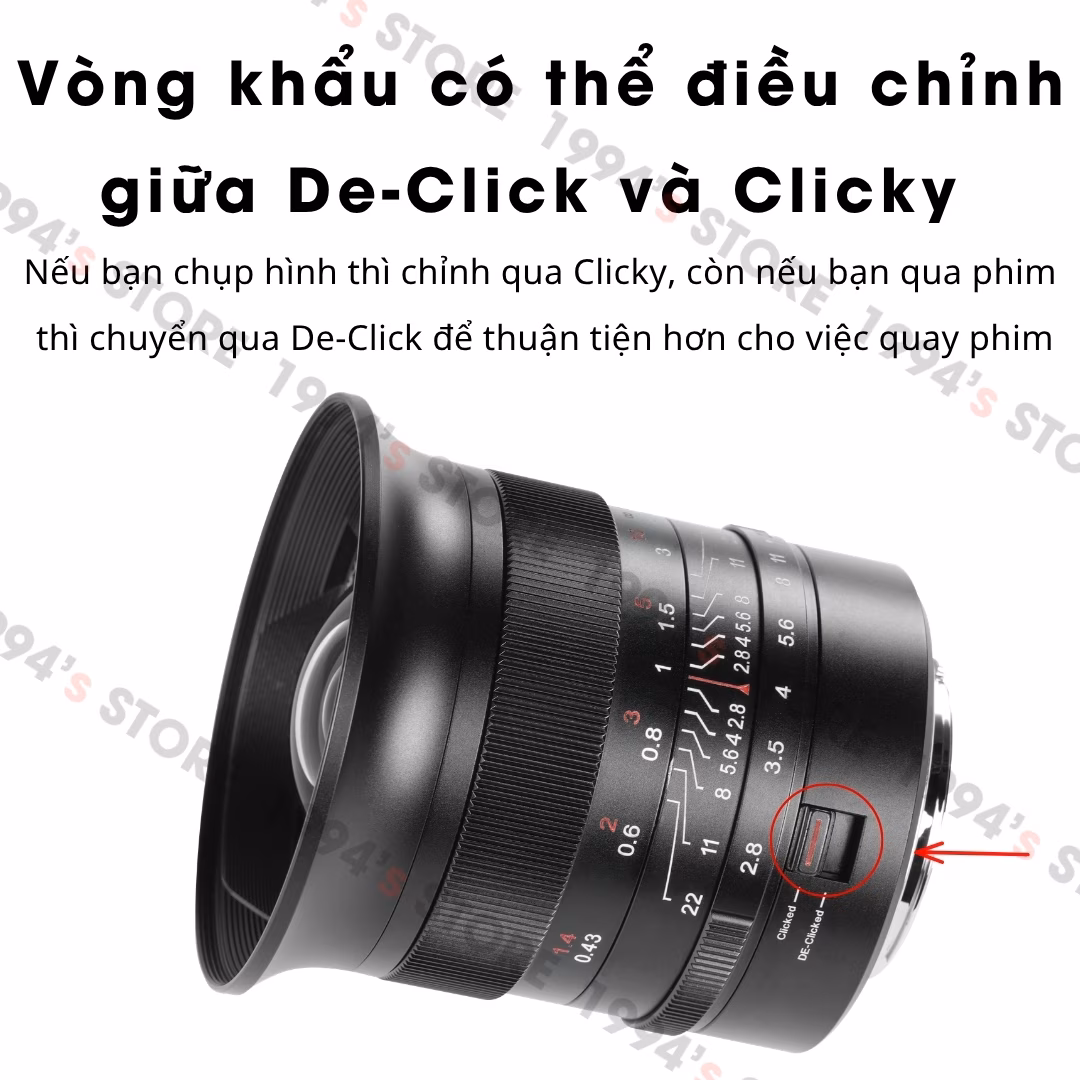 Ống kính 7Artisans 14mm F2.8 ASPH Zero-D - Siêu rộng KHÔNG méo cho Full-Frame