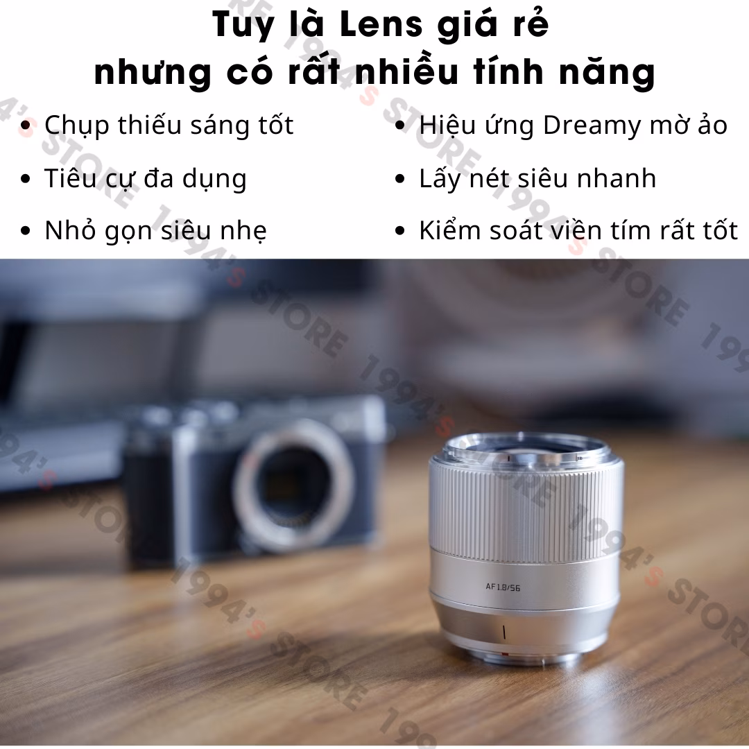 Lens TTArtisan 56mm F1.8 AF chính hãng