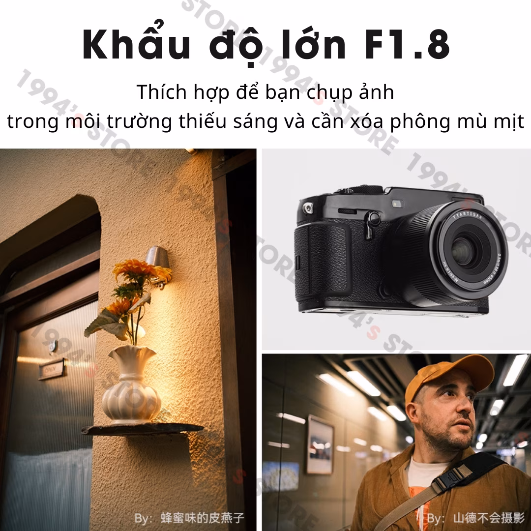 Ống kính TTArtisan 23mm F1.8 AF cho Fujifilm/Sony/Nikon