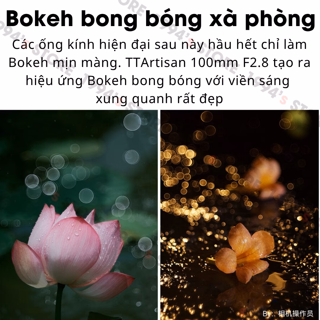 TTArtisan 100mm F2.8 Soap Bubble Bokeh Full-Frame – Lens siêu chân dung xóa phông
