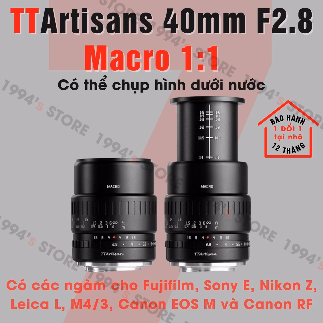 TTArtisan 40mm F2.8 Macro 1:1 – Chân dung