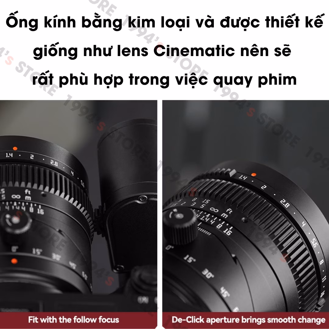 TTArtisan 50mm F1.4 TILT lens Full-Frame