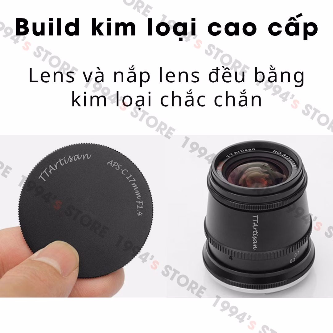 TTArtisan 17mm F1.4 siêu rộng khẩu độ lớn