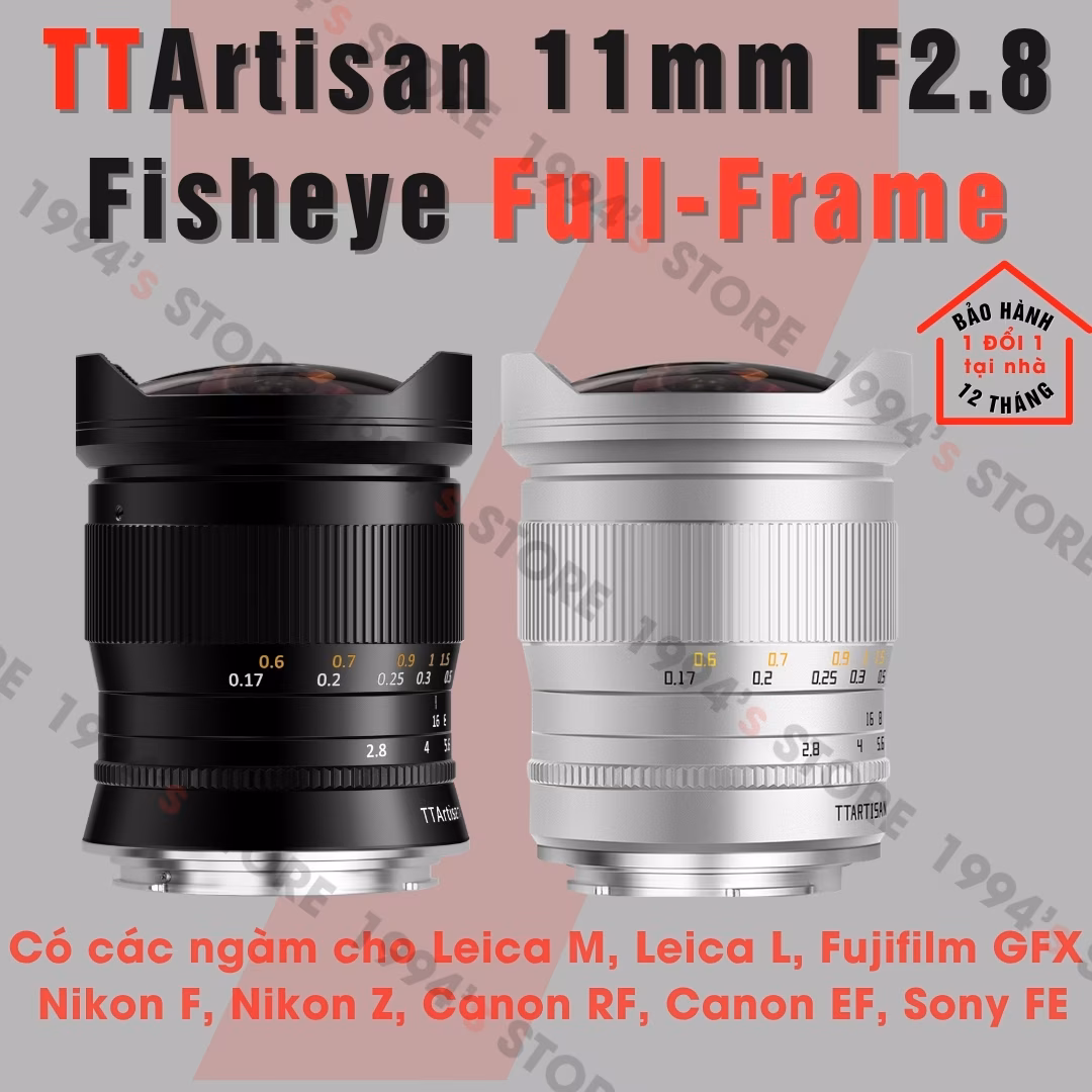 TTArtisan 11mm F2.8 Fishey for Full-Frame